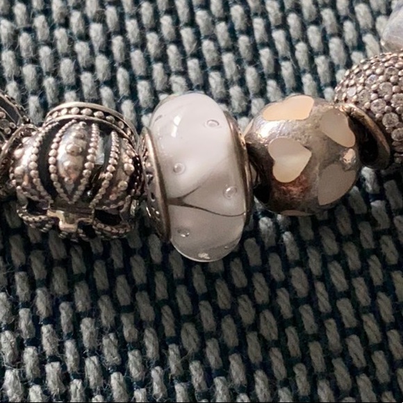 Pandora bracelet and charms 7.1” - Picture 4 of 5